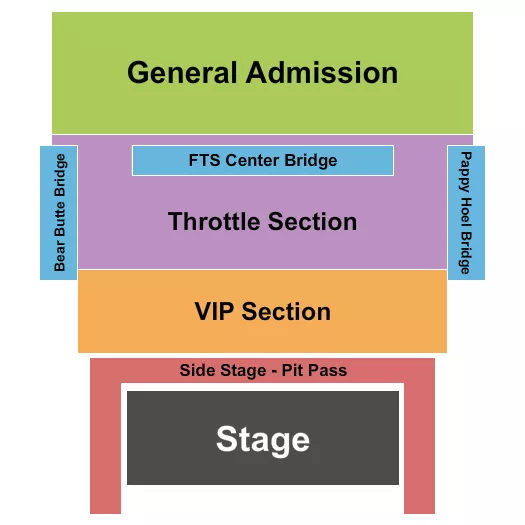 CONCERT Seating Map Seating Chart