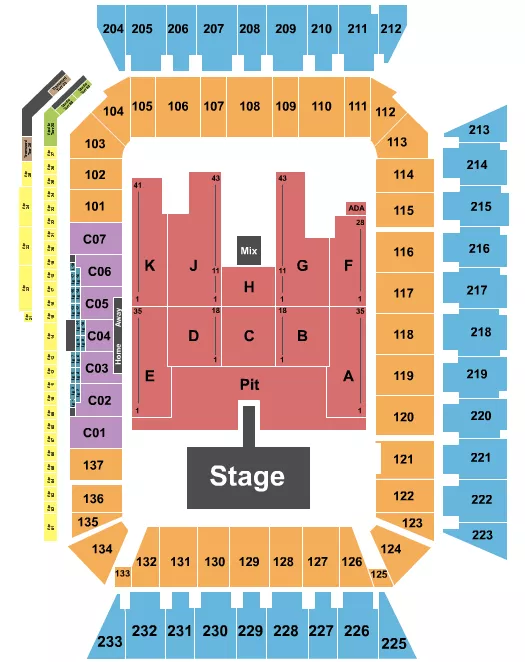 THOMAS RHETT Seating Map Seating Chart