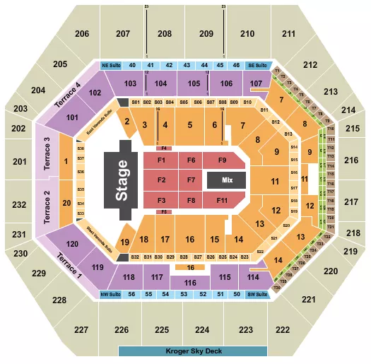 TSO 2 Seating Map Seating Chart