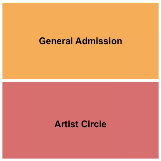 GA ARTIST CIRCLE Seating Map Seating Chart