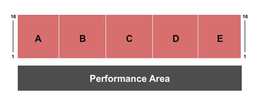 ENDSTAGE Seating Map Seating Chart