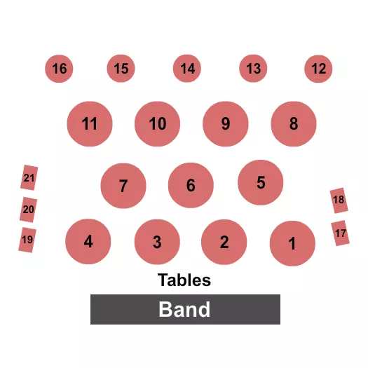 TABLES Seating Map Seating Chart