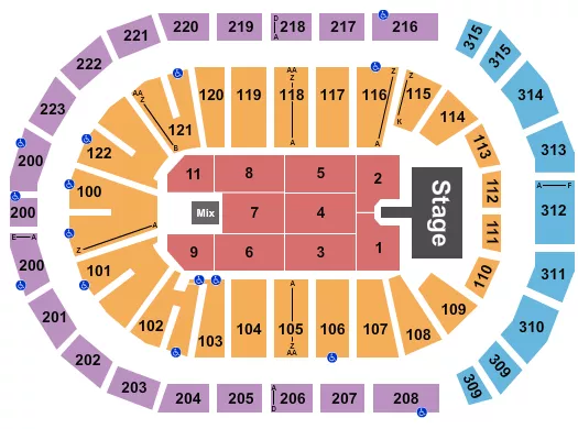 CECE WINANS Seating Map Seating Chart