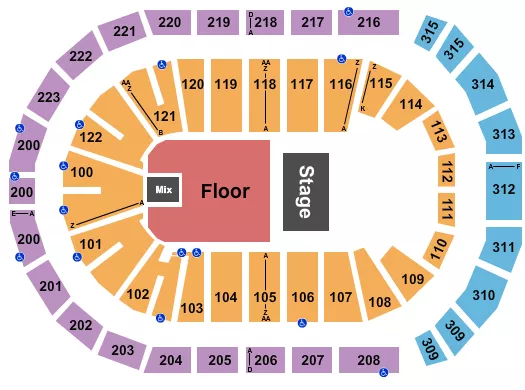 JAY SOUTH Seating Map Seating Chart