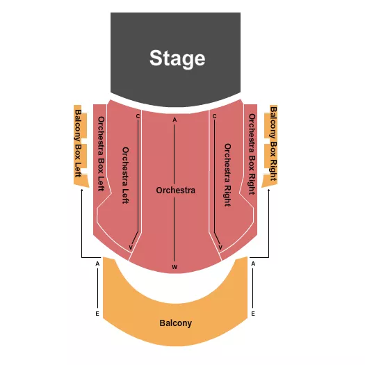 ENDSTAGE BOXES Seating Map Seating Chart