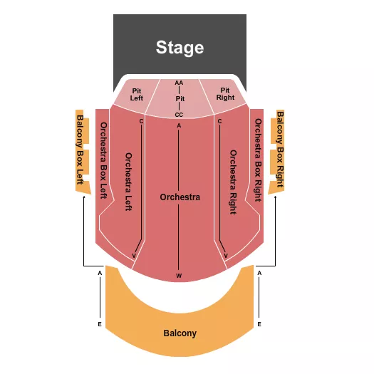 ENDSTAGE PIT 2 Seating Map Seating Chart