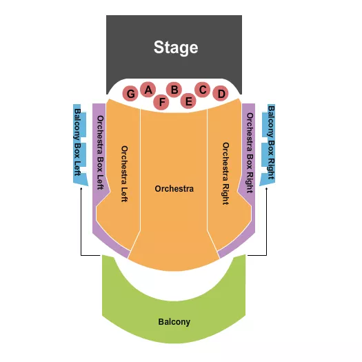 ENDSTAGE TABLES Seating Map Seating Chart