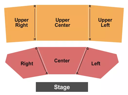GEM THEATER KANSAS CITY ENDSTAGE Seating Map Seating Chart