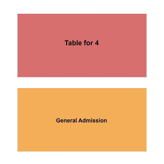 4 TOP TABLE GA Seating Map Seating Chart