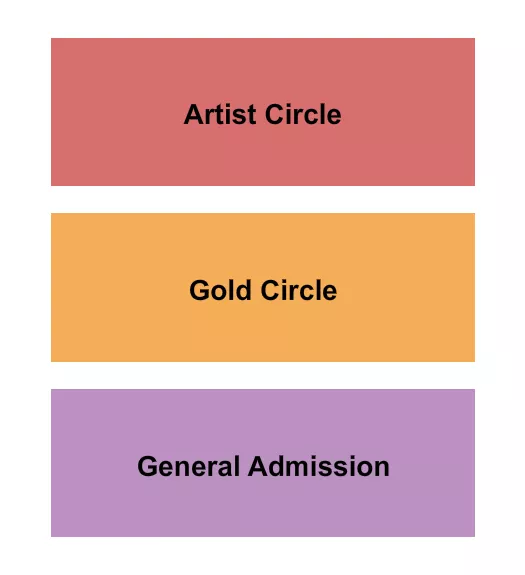 CHRISTIAN LIFE CENTER DAYTON GA ARTIST CIRCLE GOLD CIRCLE Seating Map Seating Chart