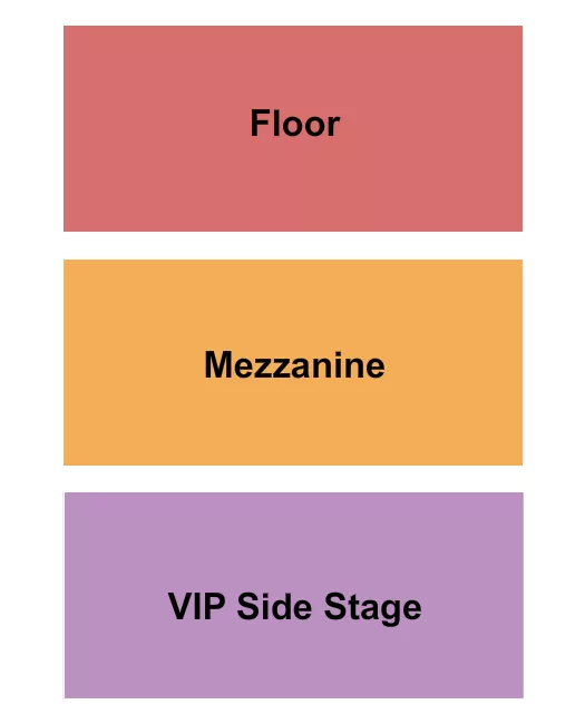 LITTLE ROCK HALL AR FLOOR MEZZ VIP Seating Map Seating Chart