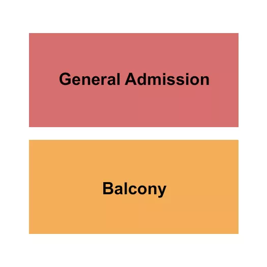 GA BALCONY Seating Map Seating Chart