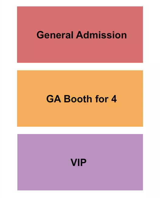 GA BOOTH VIP Seating Map Seating Chart