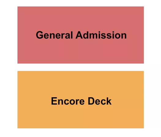 GA ENCORE DECK Seating Map Seating Chart