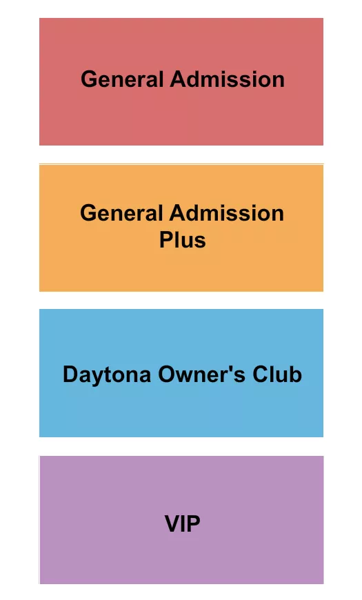 GA GA OWNERS CLUB VIP Seating Map Seating Chart