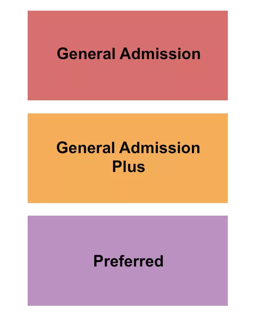 SOULJOELS AT SUNNYBROOK GA GA PREFERRED Seating Map Seating Chart