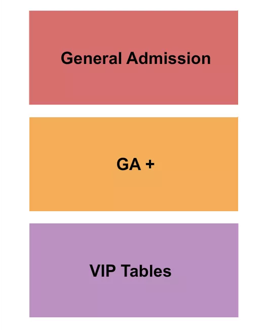 PRINCES ISLAND PARK GA GA VIP Seating Map Seating Chart