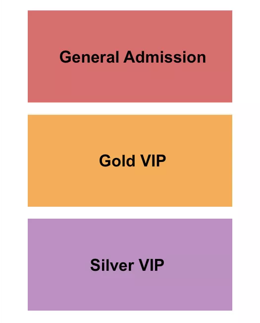 GA GOLD SILVER VIPS Seating Map Seating Chart