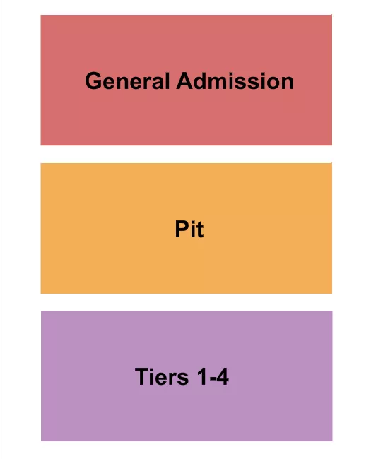 GA PIT TIERS Seating Map Seating Chart