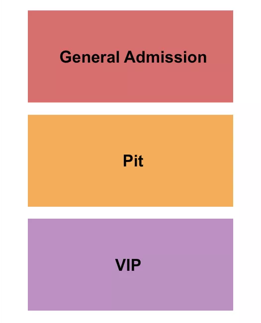 STEEL CREEK AMERICAN WHISKEY CO GA PIT VIP Seating Map Seating Chart