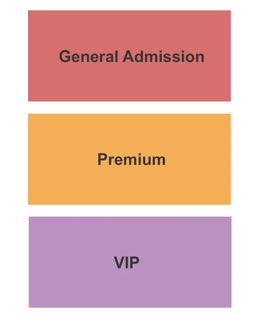 BRICKTOWN COMEDY CLUB OKC GA PREMIUM VIP Seating Map Seating Chart