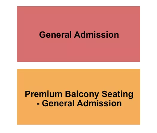 GA PREMIUM BALCONY GA Seating Map Seating Chart