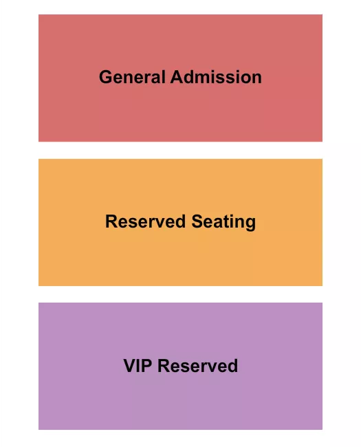 THE WELL BAKERSFIELD GA RESERVED VIP Seating Map Seating Chart