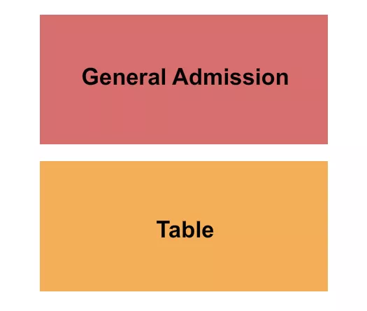 GA TABLE Seating Map Seating Chart