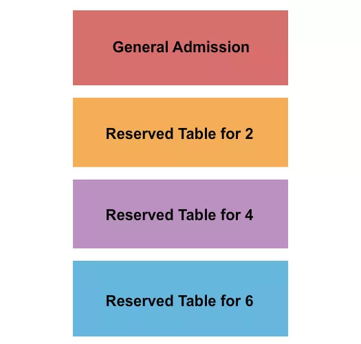 BEECH MOUNTAIN BREWING COMPANY TAPROOM GRILL GA TABLES 2 4 6 Seating Map Seating Chart