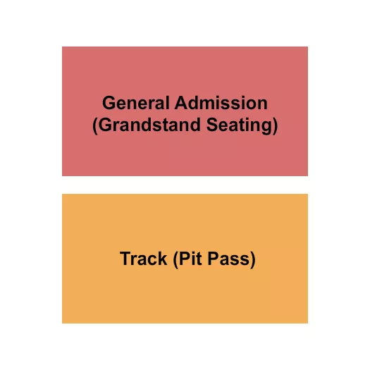 GOUVERNEUR ST LAWRENCE COUNTY FAIRGROUNDS GA TRACK Seating Map Seating Chart