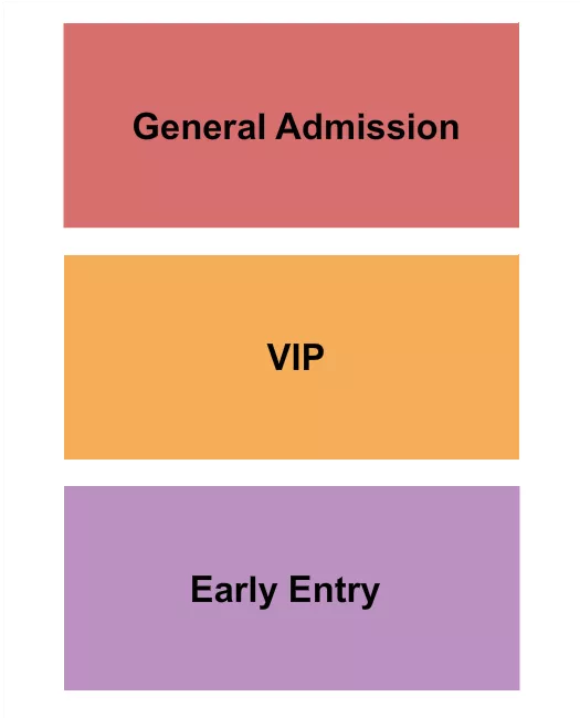 CHRISTIAN LIFE CENTER DAYTON GA VIP EARLY ENTRY Seating Map Seating Chart