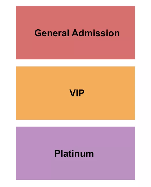 GA VIP PLATINUM Seating Map Seating Chart