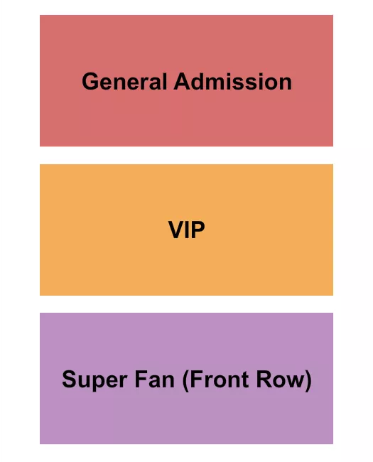 GA VIP SUPER FAN Seating Map Seating Chart