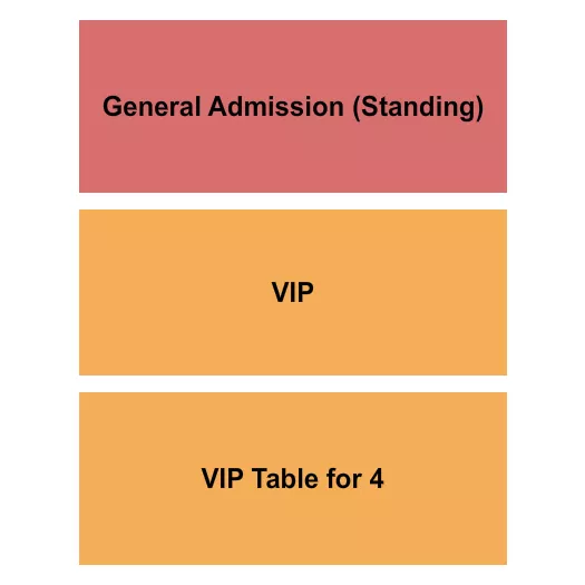 GA VIP TABLE Seating Map Seating Chart