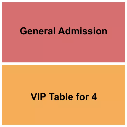 GA VIP TABLE FOR 4 Seating Map Seating Chart