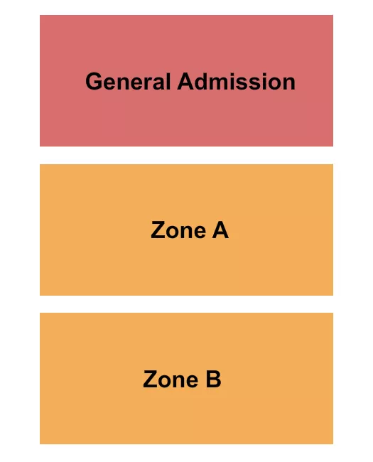 ALAN J LEVINE PERFORMING ARTS THEATER GA ZONE A ZONE B Seating Map Seating Chart