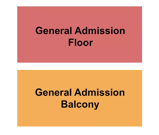 GA FLOOR GA BALCONY Seating Map Seating Chart