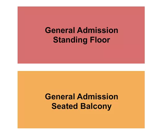 GA FLOOR GA BALCONY Seating Map Seating Chart
