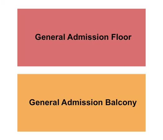 THE VENUE ON GA FLOOR GA BALCONY Seating Map Seating Chart