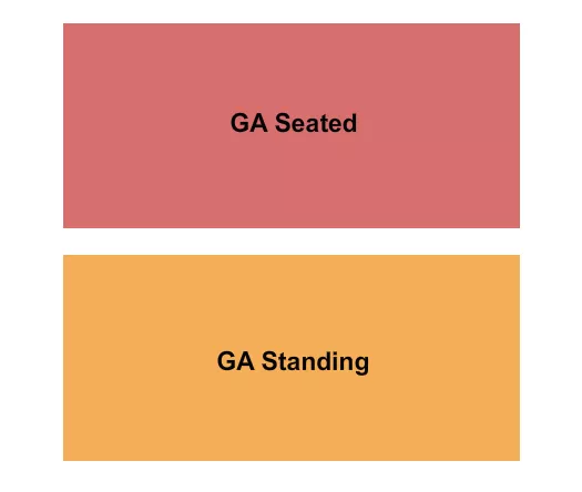GASEATED GASTANDING Seating Map Seating Chart