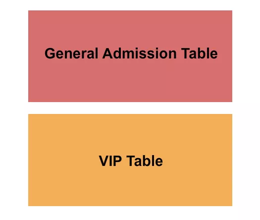 IMPROV COMEDY CLUB ADDISON GA TABLE VIP TABLE Seating Map Seating Chart