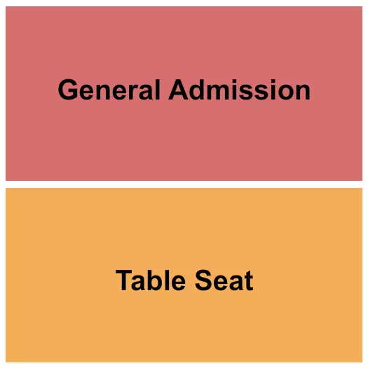 GA TABLE SEAT Seating Map Seating Chart