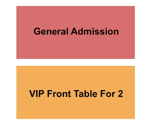 THE WELL BAKERSFIELD GA VIP FRONT TABLE FOR 2 Seating Map Seating Chart