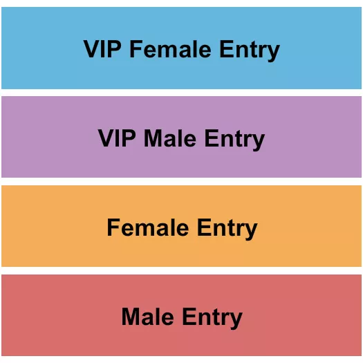 GA VIP MALE FEMALE Seating Map Seating Chart