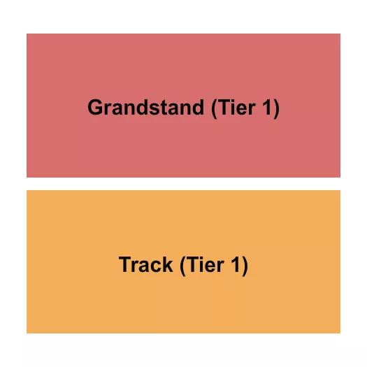 WASHINGTON COUNTY FAIRGROUNDS IL GRANDSTAND TRACK Seating Map Seating Chart