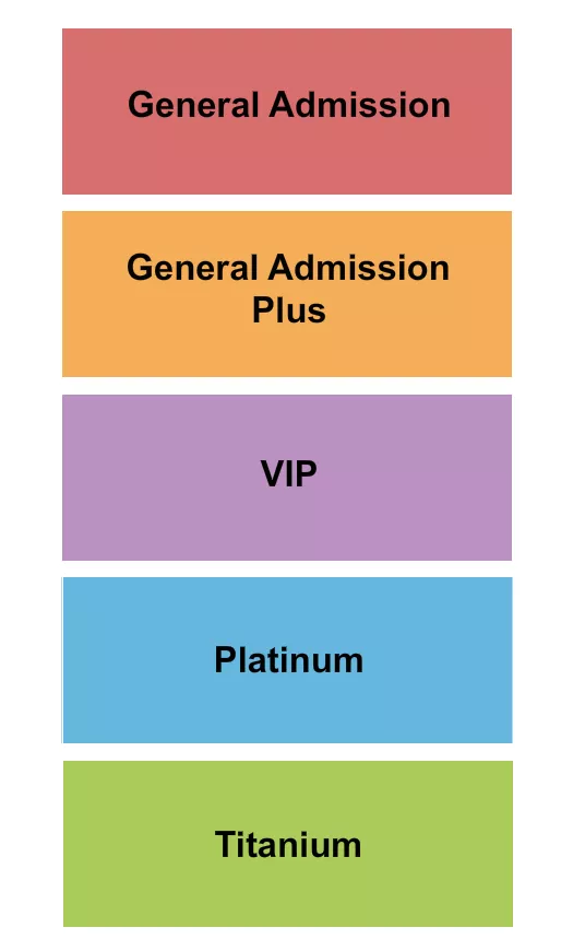 ONE MUSICFEST Seating Map Seating Chart