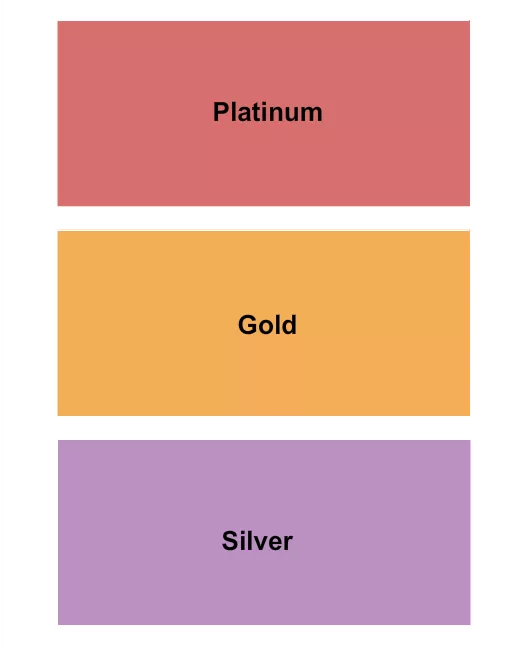 PLAT GOLD SILVER Seating Map Seating Chart