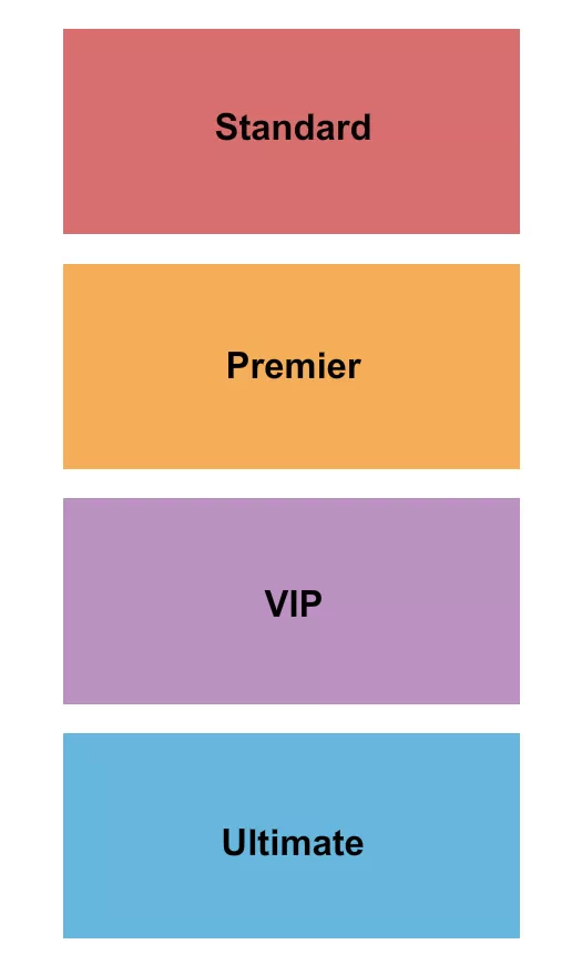 STANDARD PREMIER VIP ULTIMATE Seating Map Seating Chart