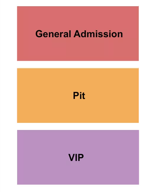 VIP GA PIT Seating Map Seating Chart