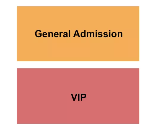 GENERAL ADMISSION VIP Seating Map Seating Chart